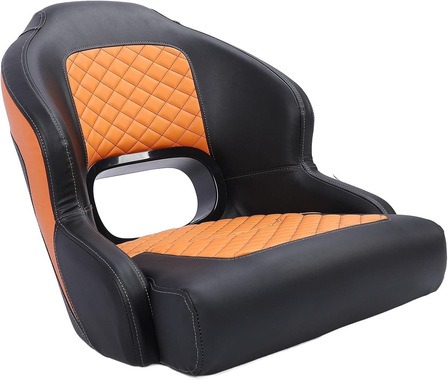 Luxury Yacht Captain Seat for Fishing Boat Pontoon Back Support Memory Foam Filling Boat Chair