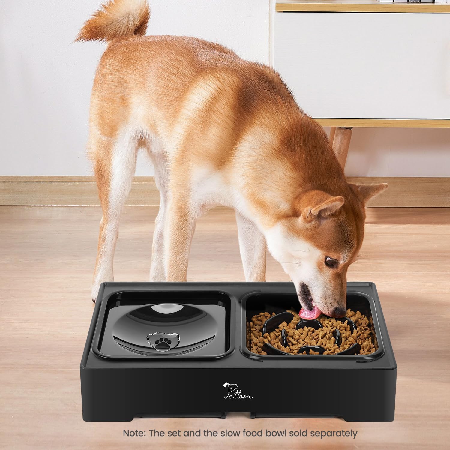 PETTOM Slow Feeder Dog Accessory, Anti-oracity Bowl Dog Accessories for Slow Eating Slow Food 8