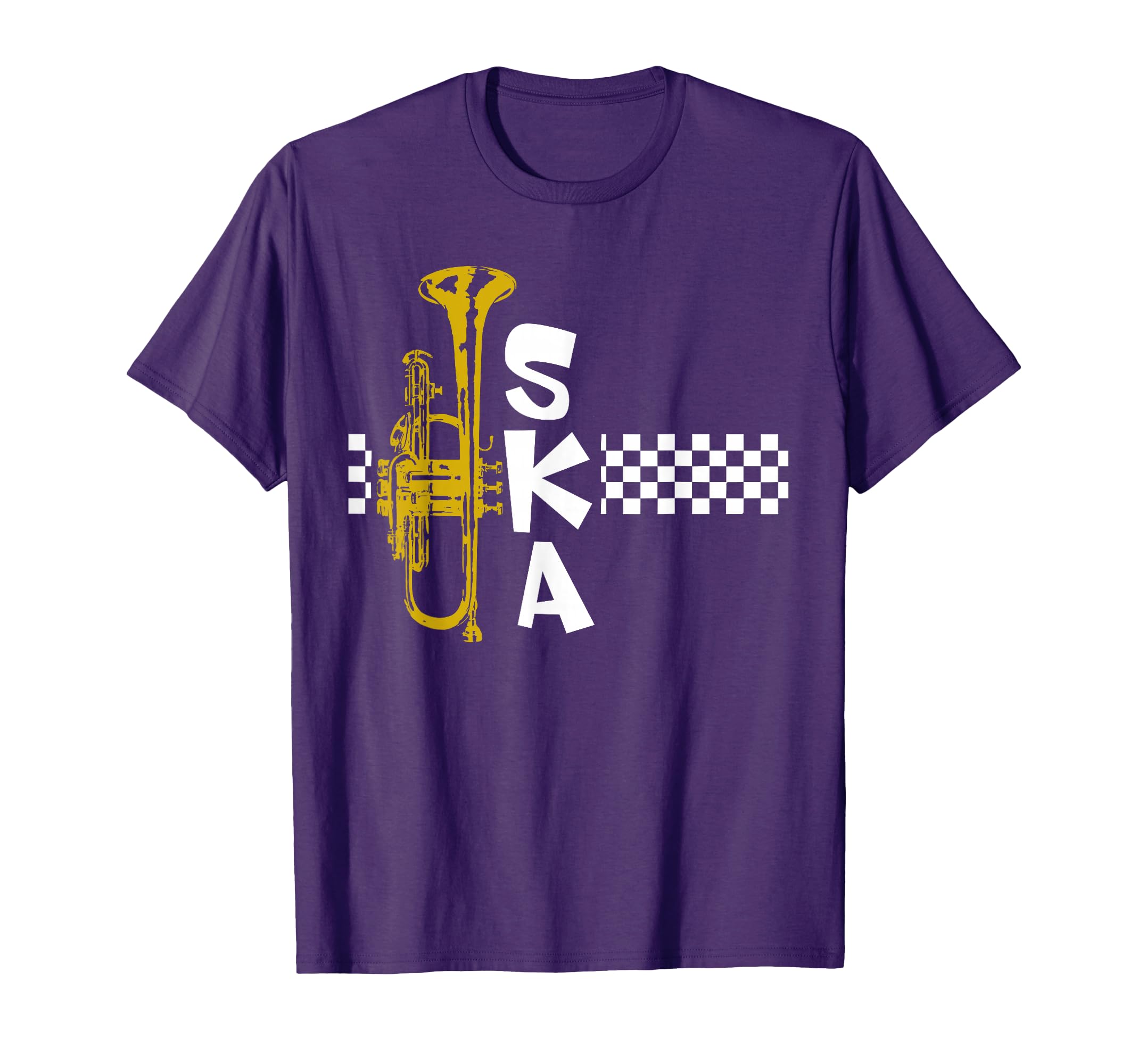 SKA Trumpet and Squares T-Shirt