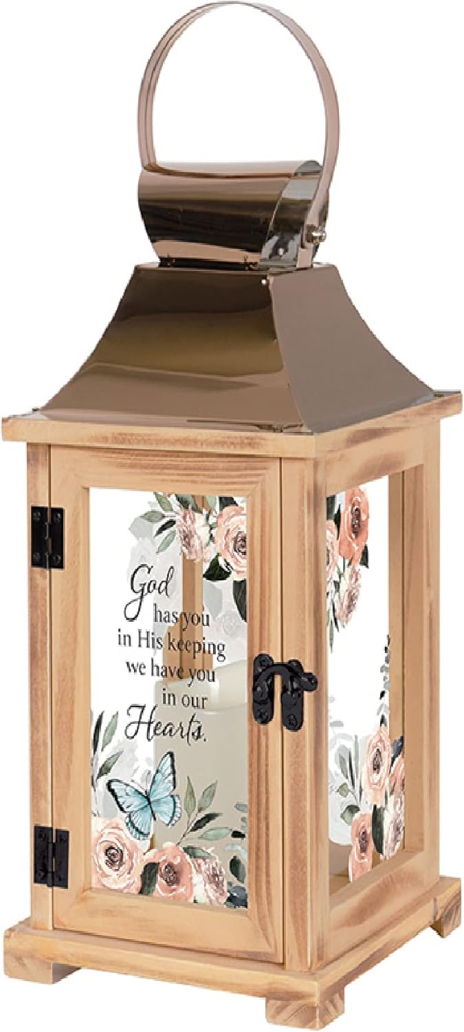 Carson Home Accents His Keeping Lantern, 13.50-Inch Height