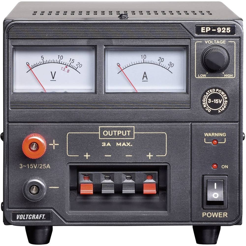 VOLTCRAFT EP-925 Labornetzgerät, einstellbar 3-15 2-25 A 375 W Anzahl Ausgänge 1 x