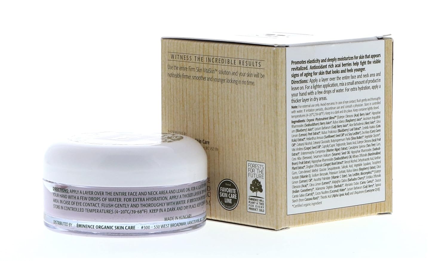 Eminence Firm Skin Acai Moisturizer 2oz, by Eminence