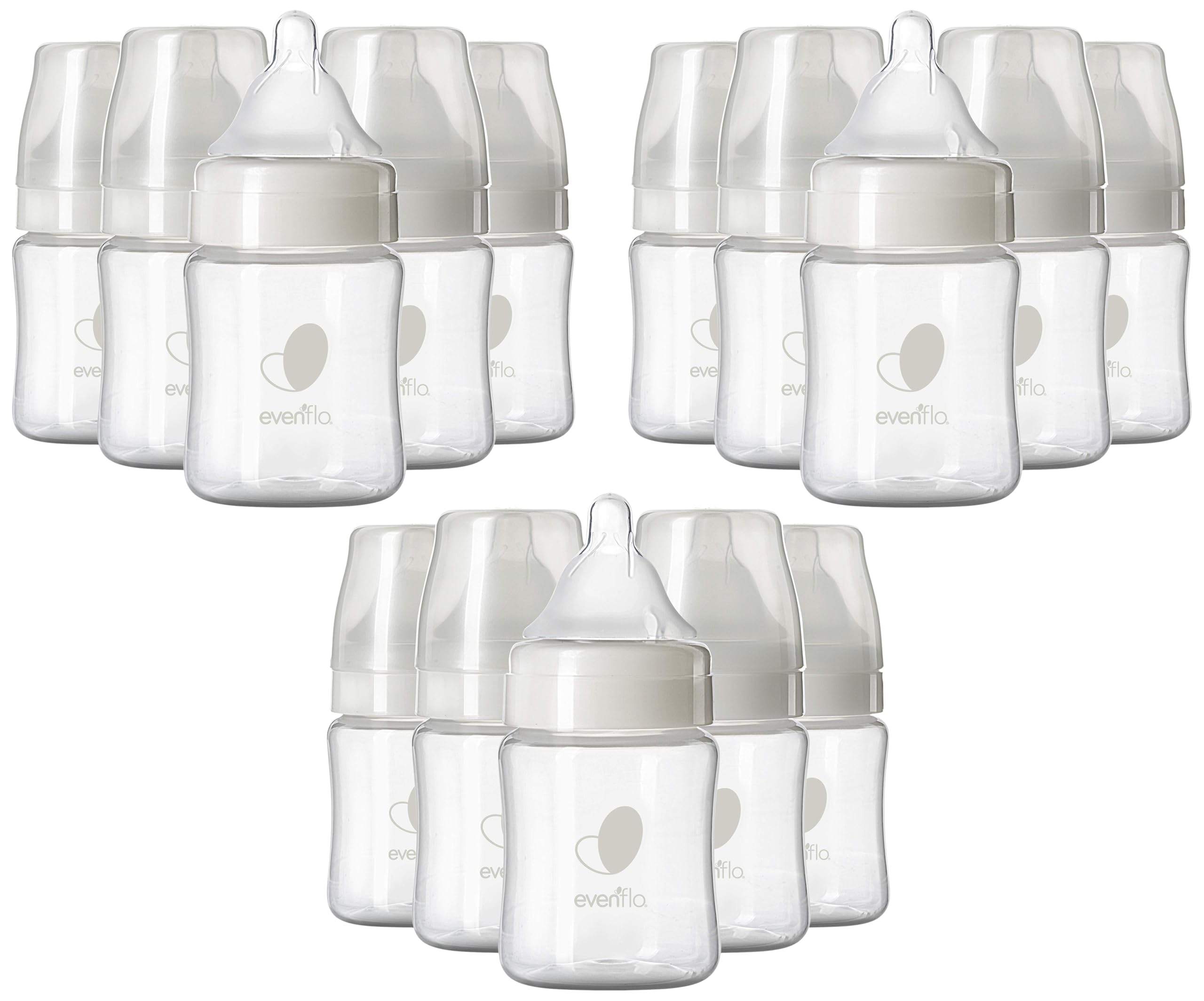 Evenflo Feeding Balance Plus Wide Neck Baby Bottle | Proflo Venting Technology | For Newborn and Infant | BPA Free