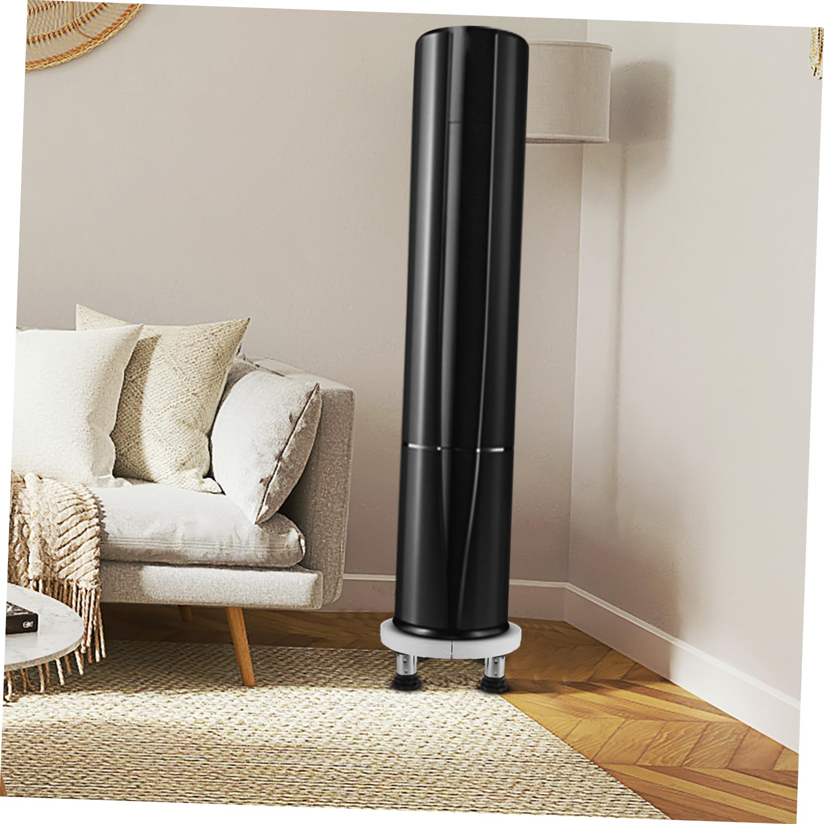 Soporte para Aire Acondicionado Elevable de Plástico Blanco