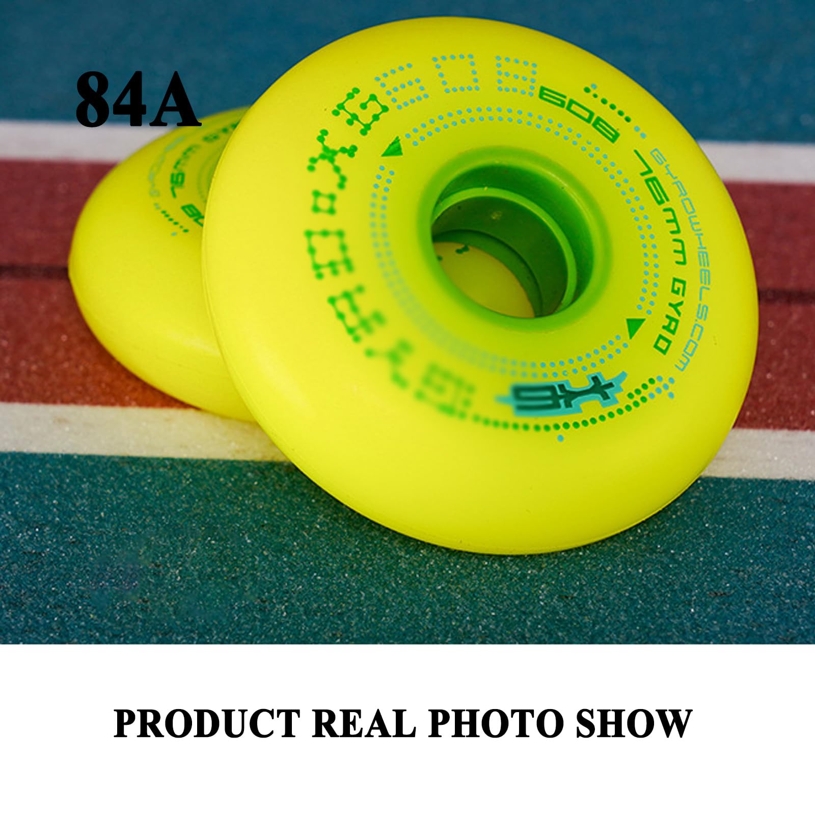 8 Pcs/set 84A 84mm Inline Skates Wheels Professional Speed Free Skating