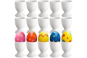 Enamel Eggshell Nest | "Serene Easter Bunny" Handcrafted Porcelain Tea Light Candle Holder 3-Pack