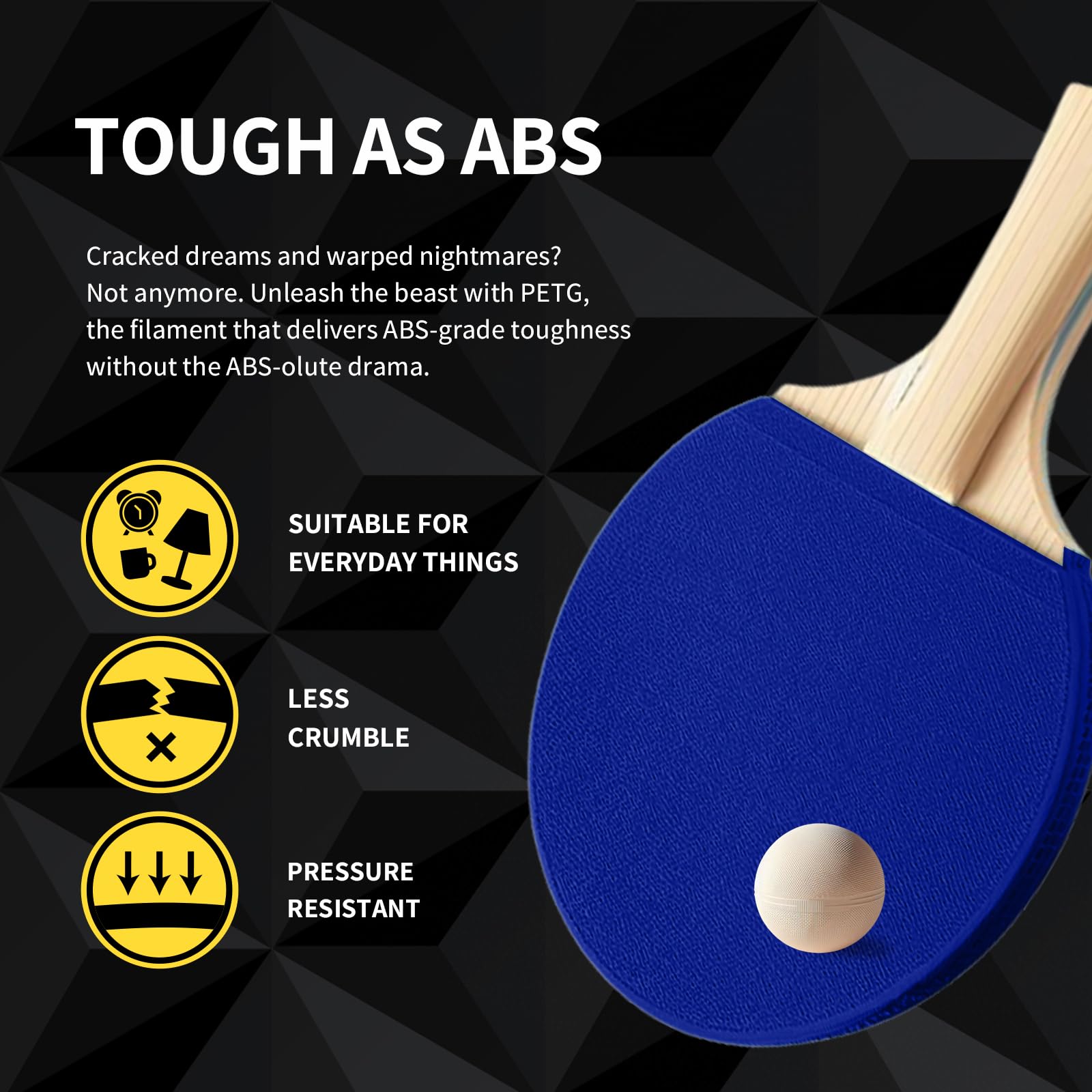 OVERTURE Filamento PETG 1.75mm, 1kg Bobina(2.2lbs), Neatly Wound Durevole PETG Filament per Stampante 3D, Precisione Dimensionale +/- 0.02 mm, 3D Printer Filamento (Blu)