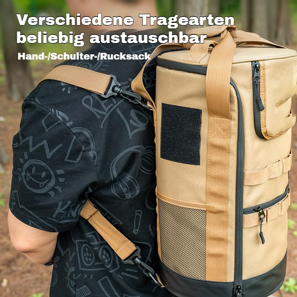 Camping Aufbewahrungstasche Mit Riesigem FassungsvermöGen, 30l/42l Campingbox, Camping Tasche, Faltbarer Organizer Campingboxen FüR Strand, Wander Und Outdoor