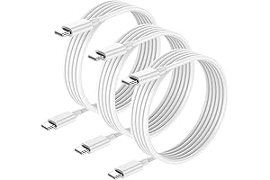 3Pack 6ft Type C to Type C Cable 60W ajy Cord for...