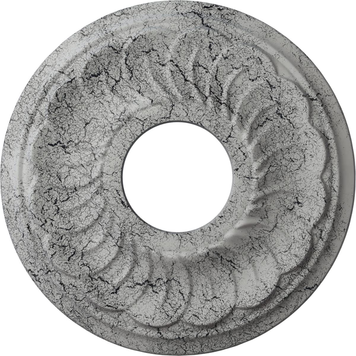 Ekena Millwork Jet Blackthorne Ceiling Medallion, Steel Gray — Amazon image 27