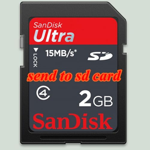 send to sd card