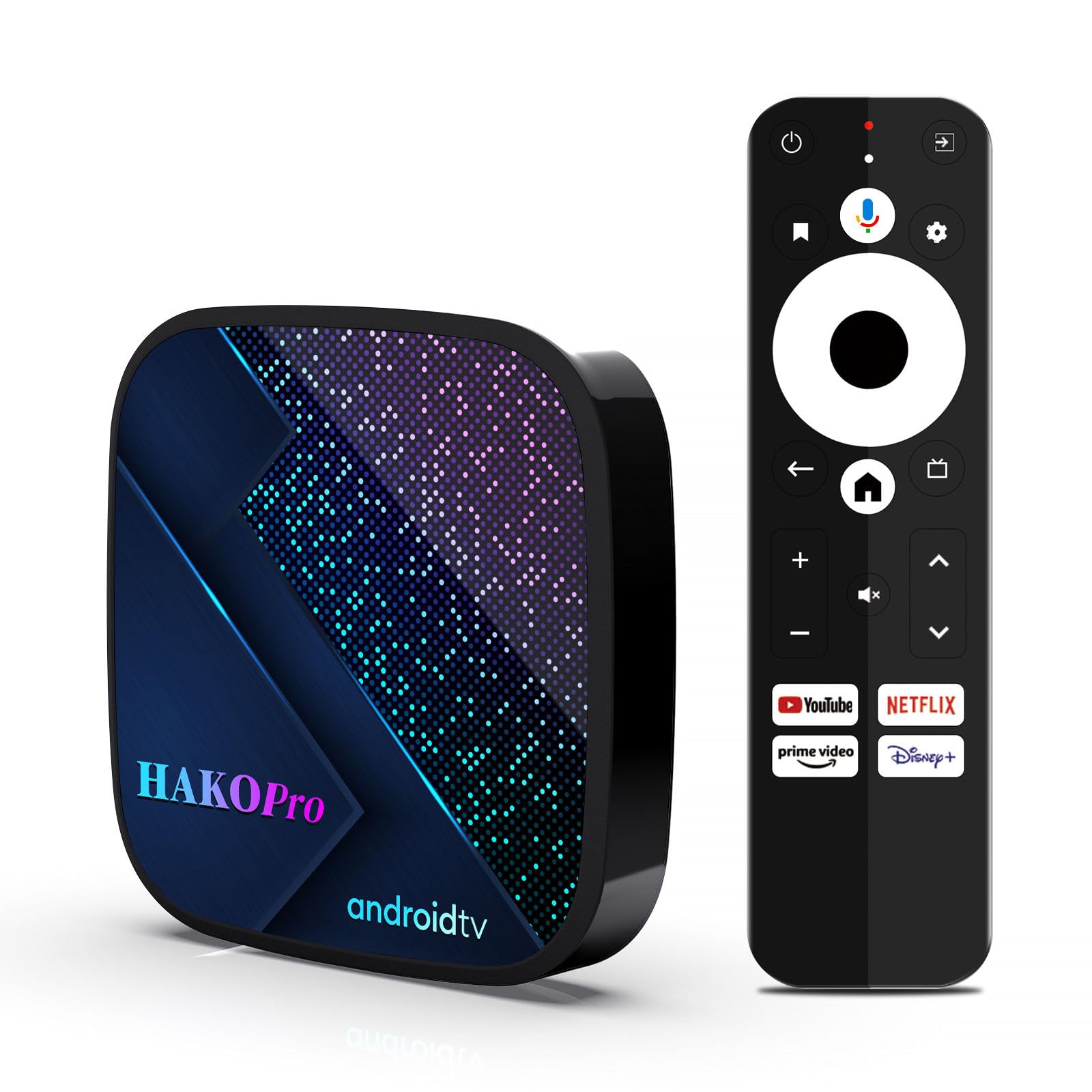 BLACKPOOL® HAKO PRO 4K Android Mini PC Box - Certified Android 11 | 2GB RAM 16 GB ROM | HDR10 | WiFi 5GHz | BT 5.0 | Dolby Audio | AV1 | Amlogic S905Y4-B Processor | Built in Chromecast