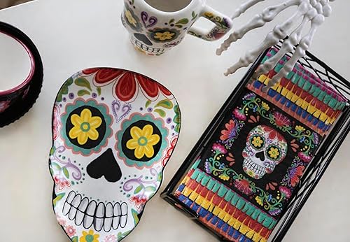 Miniatura 3 de Boston International Wave Design - Soporte para toalla de invitadoservilletero de cena, 9 x 5.25 pulgadas, color negro