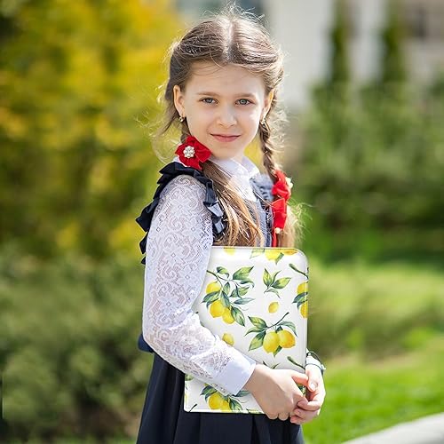 Miniatura 5 de Lemon Card Binder 4 Pocket Trading Card Holder Book with 50 Sleeves Card Holder Album Fits 400 Cards 3 Rings Photocard Binder for Football Game Cards