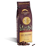 Vista 12 de KONA EARTH - 100% Café Kona, Tostado Medio Oscuro Clásico, Grano Entero (227 gramos) Café auténtico Kona hawaiano de la granja, tostado en lotes
