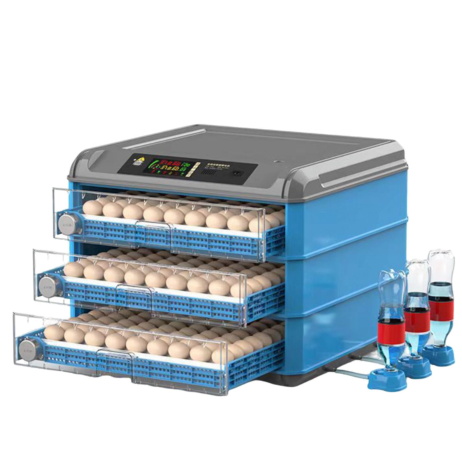 UPLTOE Egg Incubator,24-300 Egg Automatic Chicken Incubator with Auto Turn，humidity Control, Digital Poultry Hatcher for Chicken Duck Quail Eggs 300