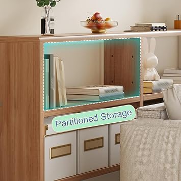 Narrow Console-Table, 2 Tier Sofa Table, Table with Storage, Couch Table, Rounded Corners, Entryway Table for Small Spaces(47.2x5.9in/120x15cm)