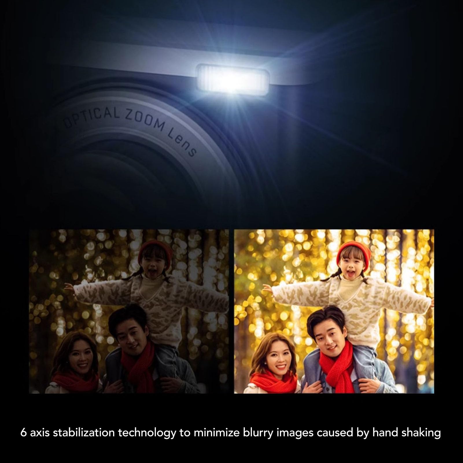 Registratore per Fotocamera Digitale, Videocamera Full HD 5K, Videocamera Touch Screen 16X Anteriore 12MP Posteriore 10X per Fotografia Viaggi Bambini Adolescenti Adulti