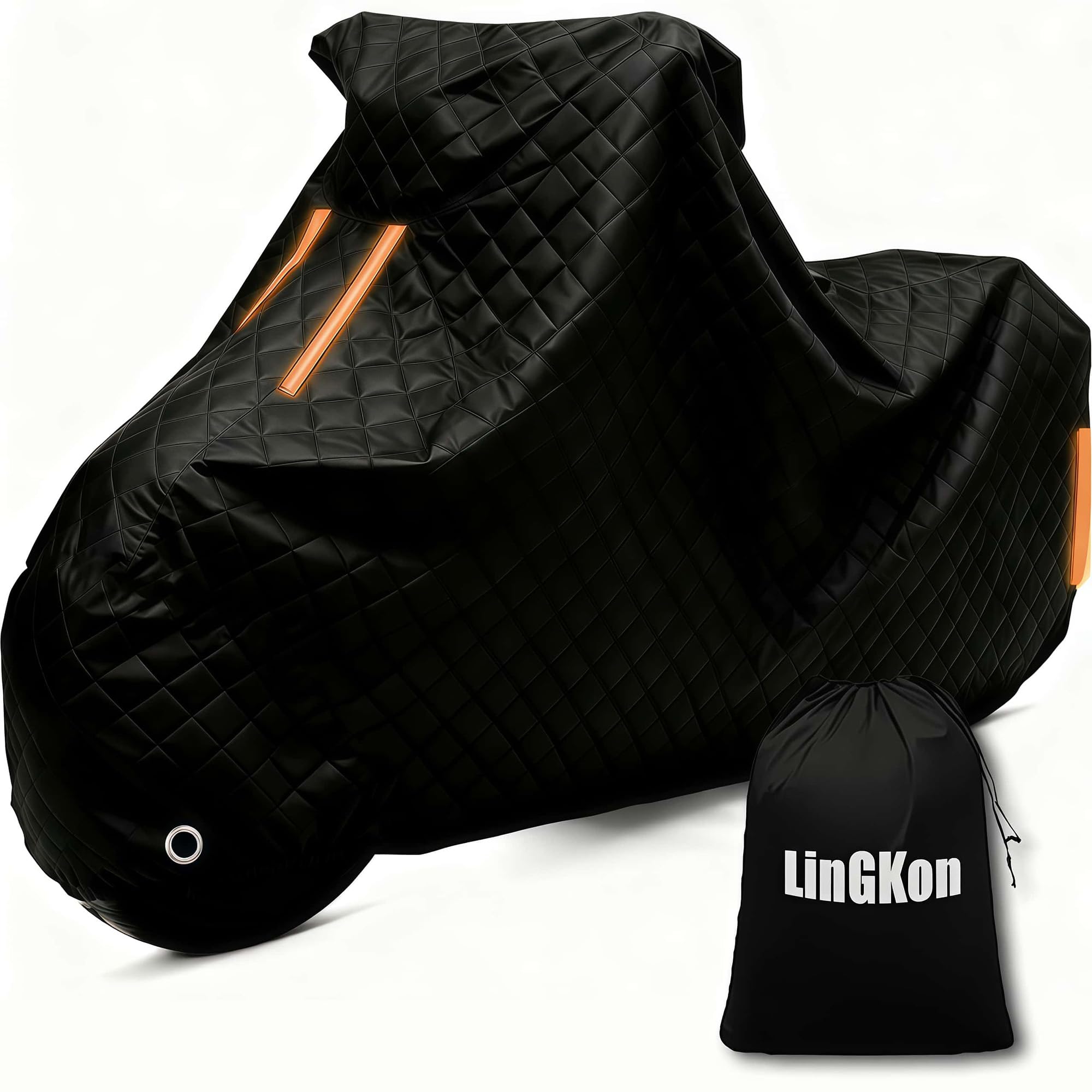 Hail Protection Motorcycle Covers,for Triumph Scrambler 400X 2023-Present 丨Outdoor Waterproof Motor Bike Cover ATV Covers Snow Rain Resistant Elastic Hem UV Protection with Reflective Strips