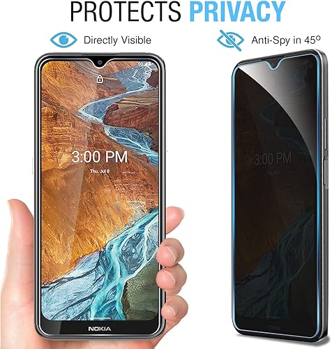 Miniatura 2 de Moonshield MOOISVS - Protector de pantalla de privacidad para Nokia G300 5G, antiespía, película de vidrio templado Ultra HD, dureza 9H, compatible