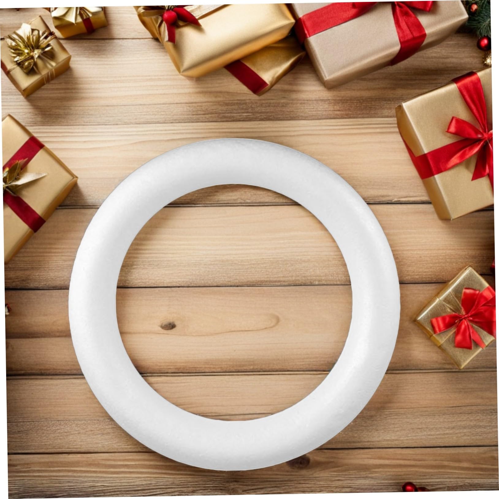POPETPOP 3pièces Kit de Cercles Mousse Ronds pour Couronnes DIY Décoration de Noël et Fêtes de Fin Année Supports pour Loisirs Créatifs