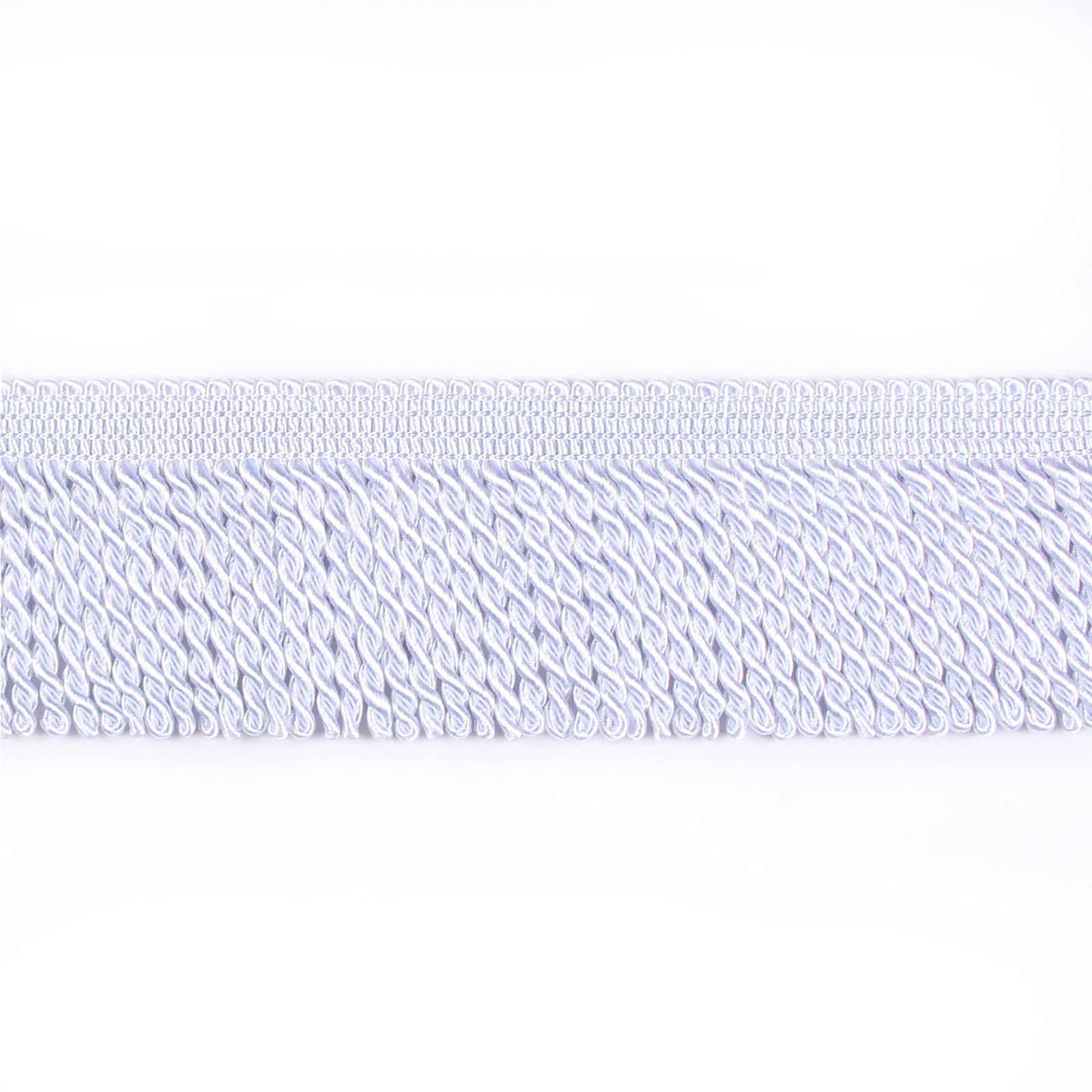 Bordure à Franges Bullion Métallisées - 5 M X 6 Cm - Ruban Franges Polyester Pour Couture DIY Rideaux Canapé Vêtements
