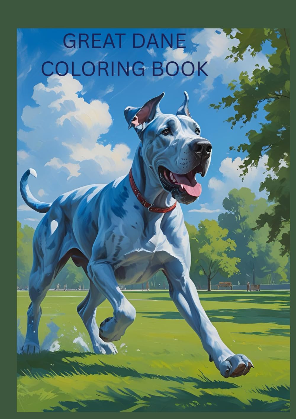 Great Dane Adult Coloring Book