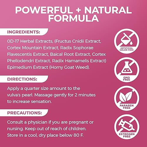 Miniatura 6 de Lubracil Sensation Serum - Mejora la energía femenina - Aumenta la pasión, la unidad y la emoción - Todos los extractos de hierbas naturales - Sin