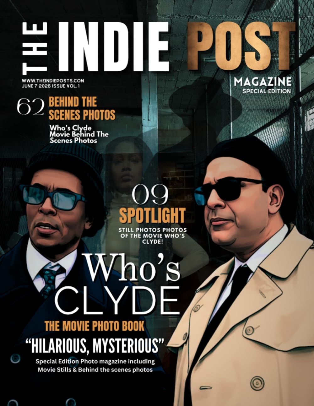 The Indie Post Magazine Who's Clyde livre photo de collection