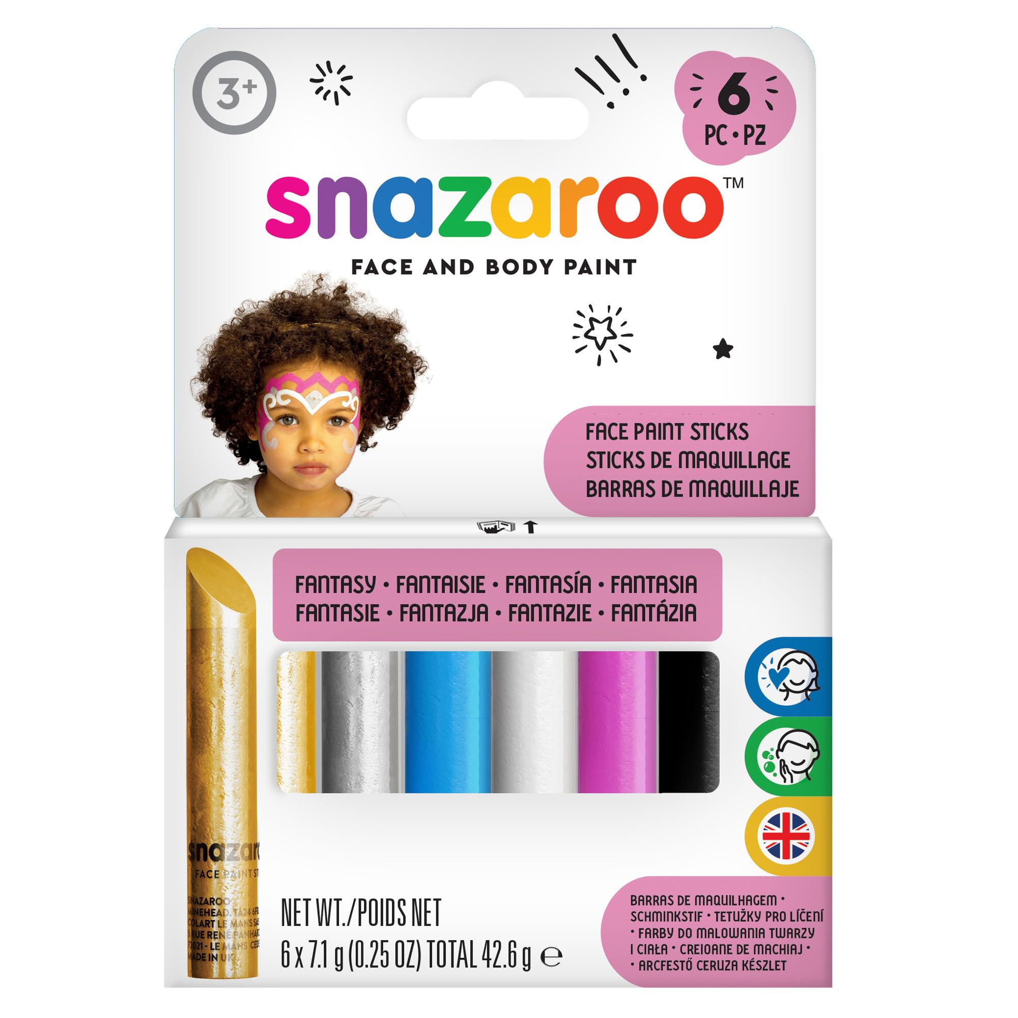 snazaroo キット プリンセス&フェアリー ガイド付き ggw725x Amazon.co.jp: snazaroo スティック6C プリンセス&フェアリー