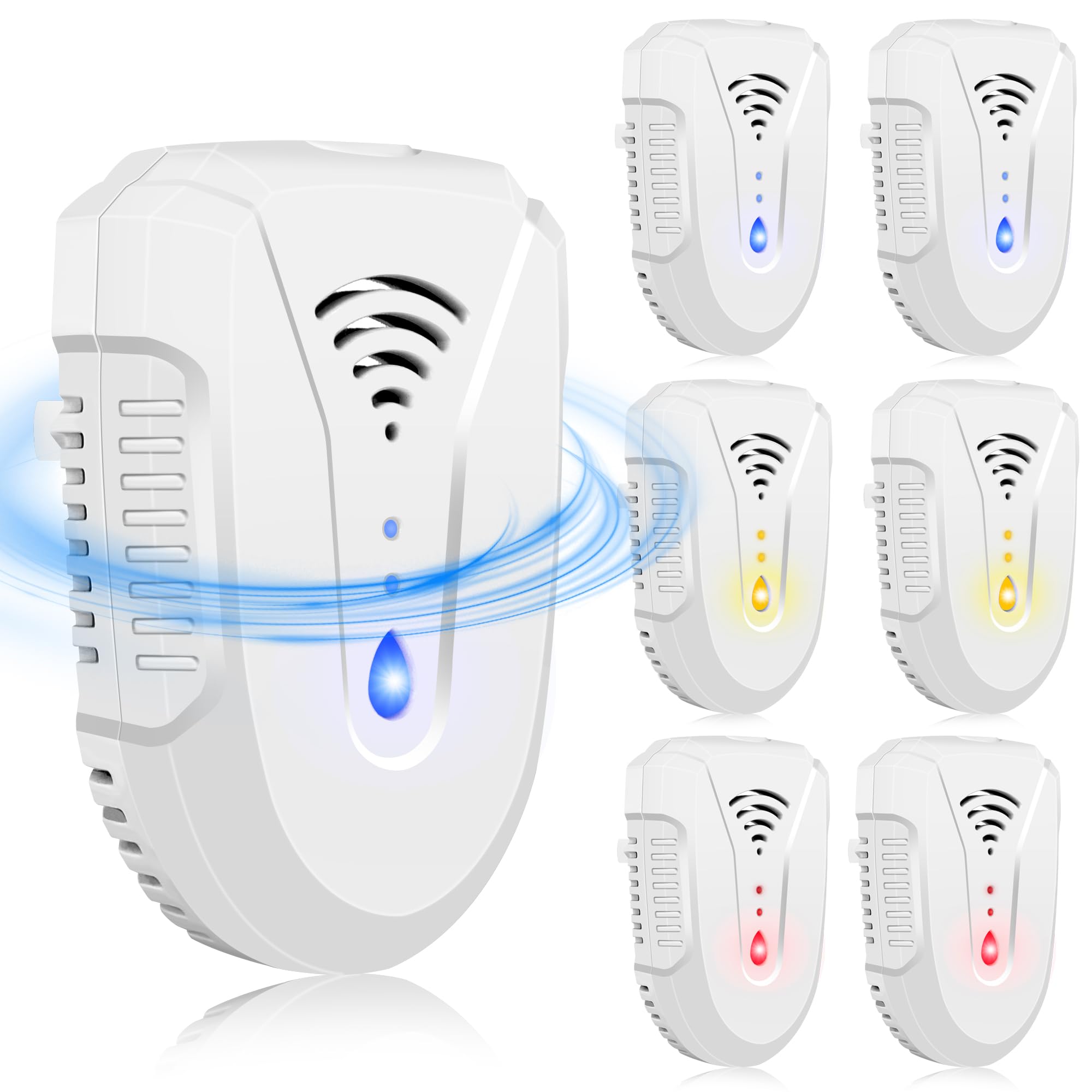 2023 Upgraded Ultrasonic Pest Repeller 6 Pack, Mouse Repellent Indoor