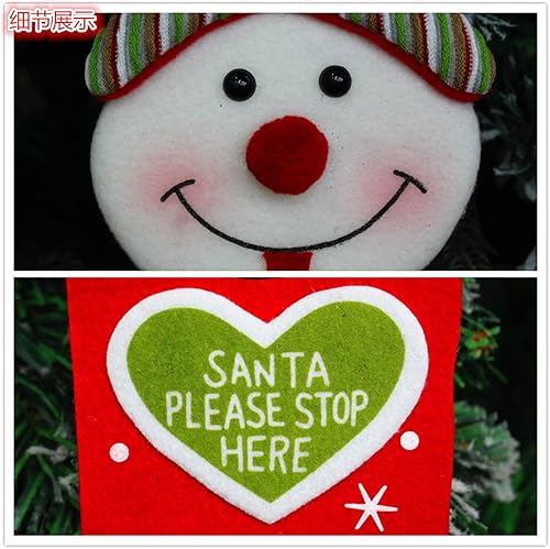 Miniatura 2 de 3 paquetes de adornos colgantes de perilla de puerta de Navidad, letreros decorativos colgantes de puerta de Navidad, adorno colgante de Navidad,