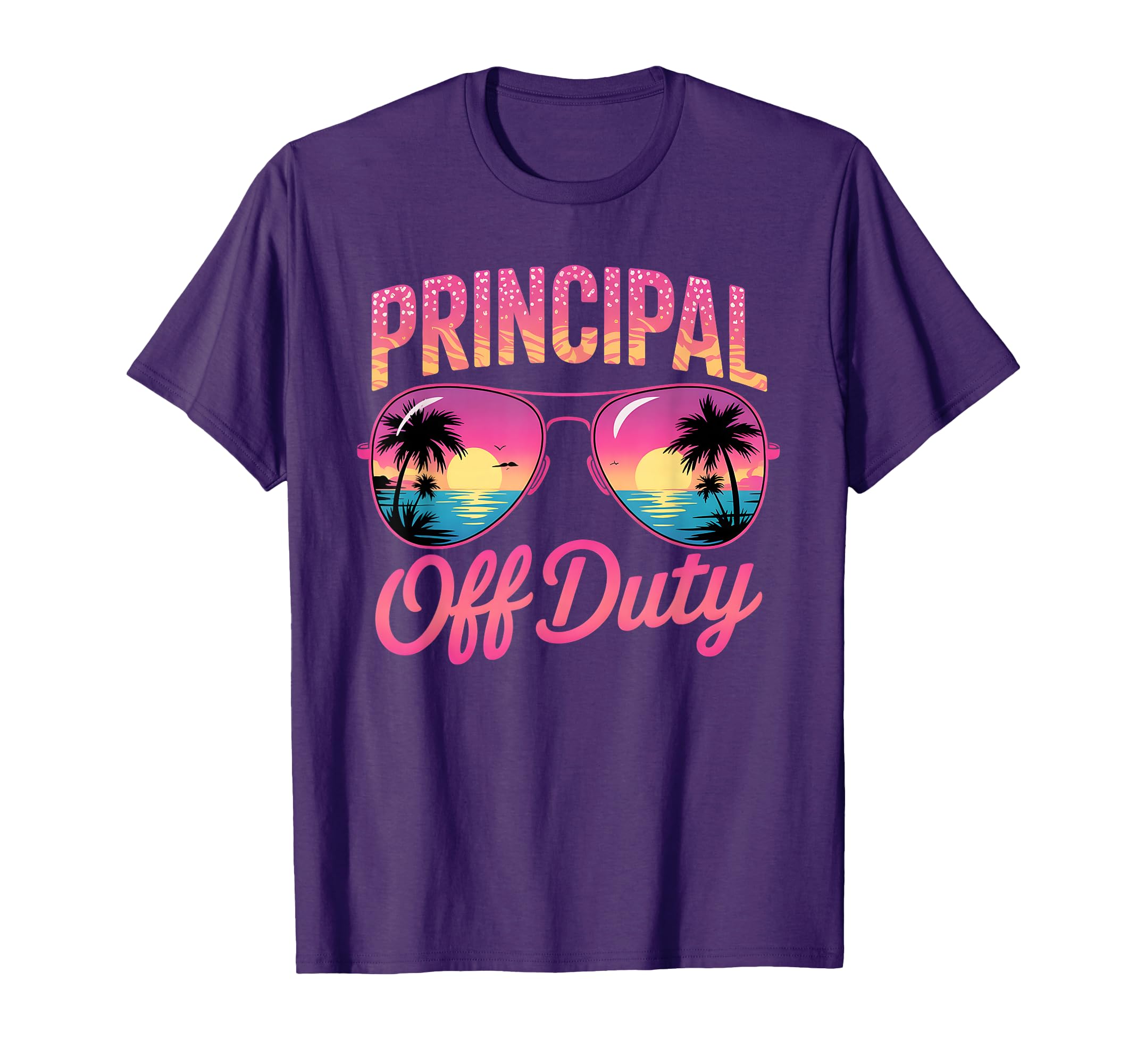Cute PRINCIPAL OFF DUTY Vacation Sisters Cruise Swim Trip T-Shirt