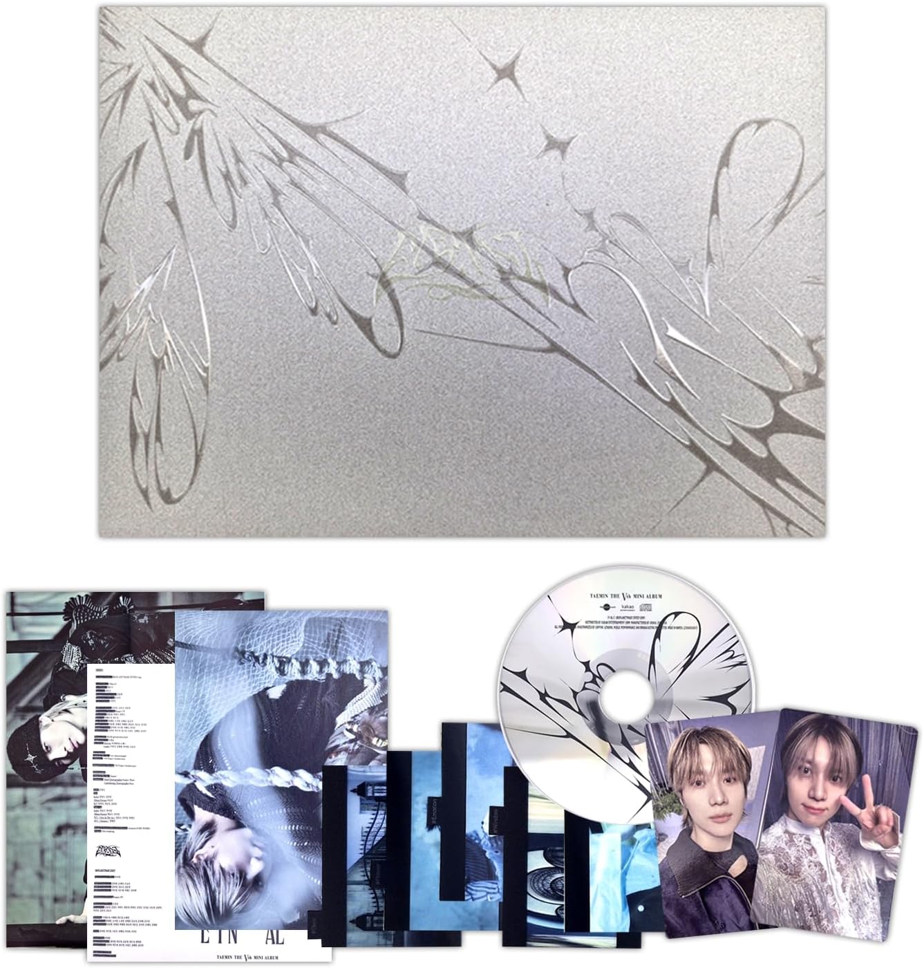 TAEMIN ETERNAL Emotion Ver. Photobook Photocard + Message Paper + Postcard + 2 Extra Photocards
