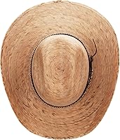 Vista 5 de Jeanne Simmons Sombrero de vaquero marrón con dos coronas de joroba para mujer, mediano a extra grande, ala de 4 pulgadas