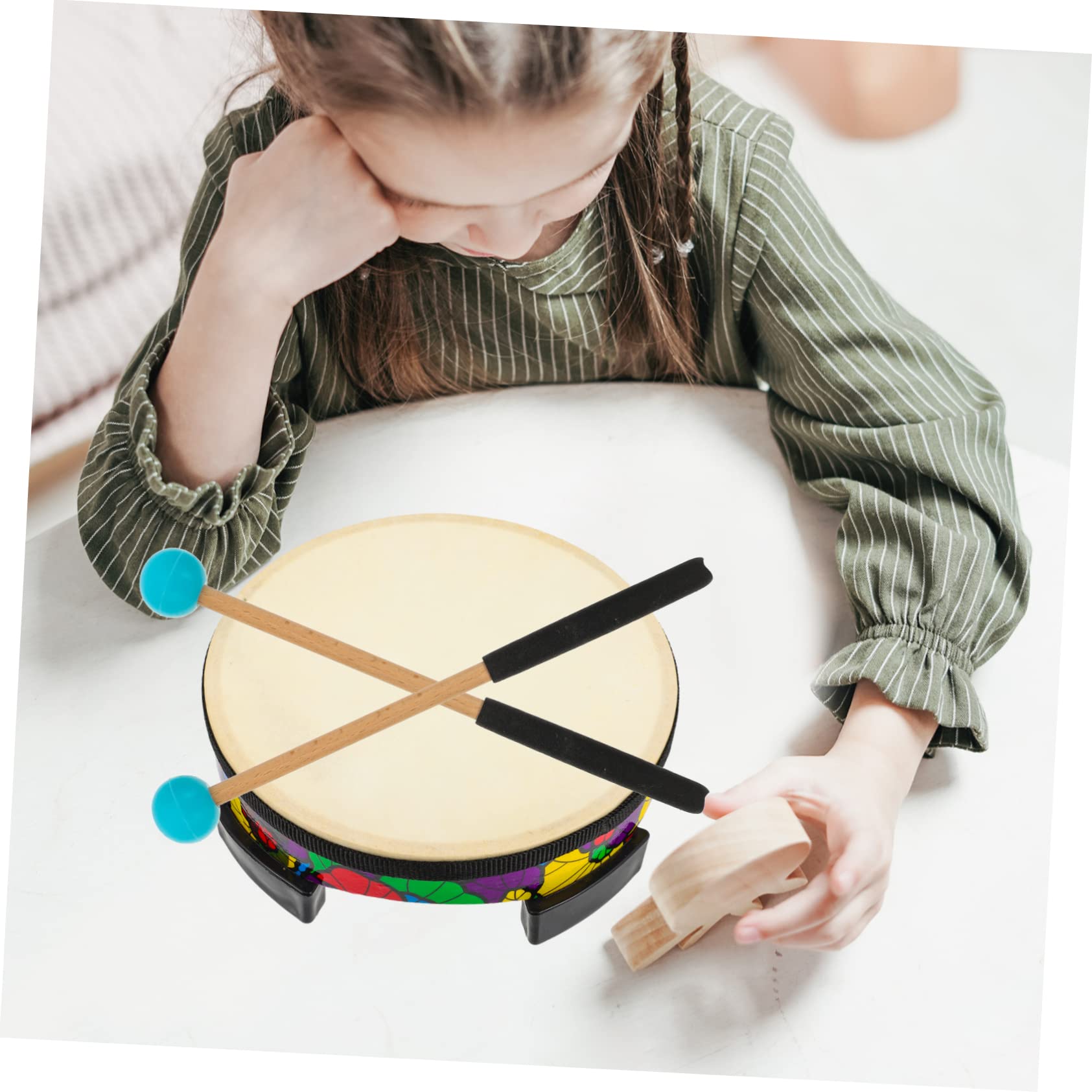 ifundom 6pares Baquetas De Percusión Para Marimba y De Lengua Palillos Mango Ergonómico Accesorios Para Instrumentos De Percusión