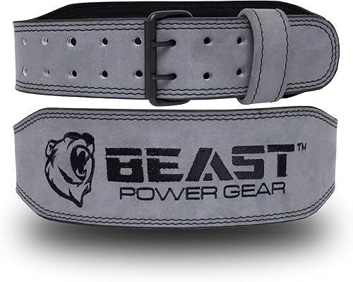 Miniatura 18 de Cinturón de levantamiento de pesas – Cinturones de cuero genuino de 4 pulgadas acolchados para la parte inferior de la espalda para gimnasio, Negro