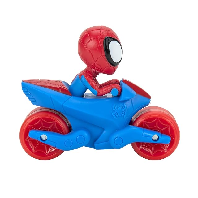 Foto 8 de 8 de Spidey and His Amazing Friends- Vehiculo 2 en 1 Moto con Figura- (Toypartner SNF0019)
