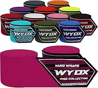 Vista 30 de WYOX Boxing Hand Wraps Inner Gloves, Elasticated Thumb Loop Bandages Mexican Style Under Mitts Wrist Wrap Protection Muay Thai MMA Kickboxing Verde