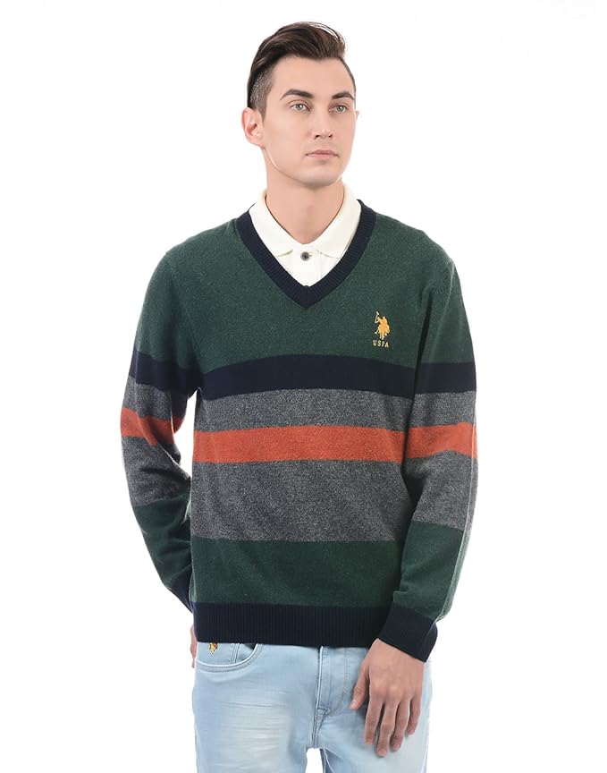 us polo woolen sweater