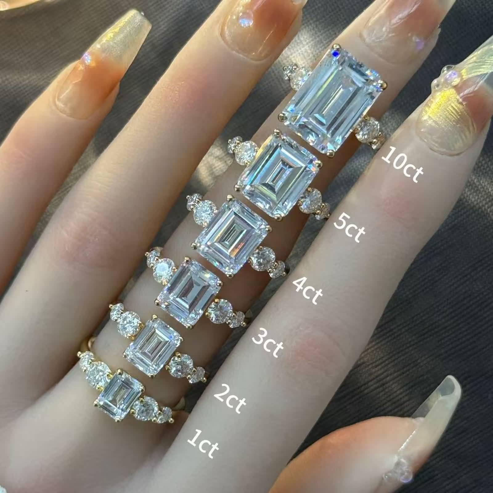 Anillos de compromiso para mujer, oro amarillo