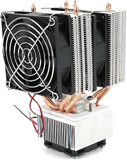 Generic Semiconductor Refrigeration, 180W Aluminum Alloy Refrigeration System 12715 Refrigeration Module for Small Air Conditioners for DIY Mini Refrigerator'