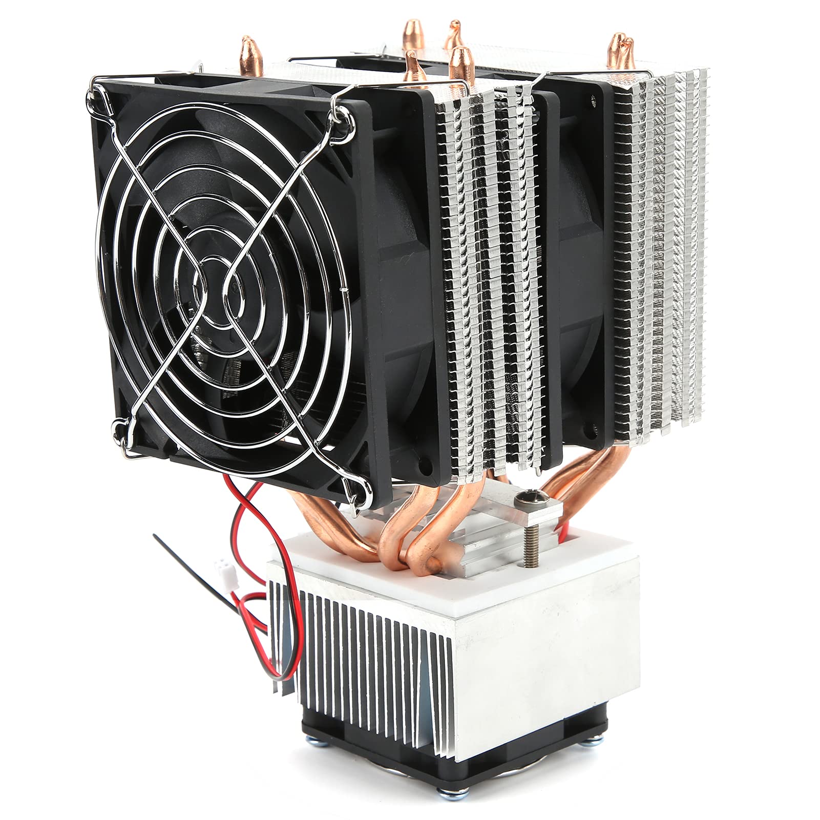 FTVOGUE 12715 Chłodnica Termoelektryczna Stop Aluminium ABS Półprzewodnikowy Układ Chłodniczy 180 W DC12V 20A Duży Blok Chłodzący dla Majsterkowiczów Mini Lodówka Klimatyzator Przestrzeń dla Zwierząt