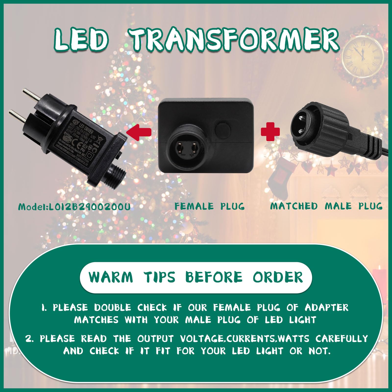 3 Pièces 31V 6W Transformateur, Adaptateur 8 Modes Prise Avec Minuterie Fonction Mémoire,pour Noël Glaçons - Bricolage