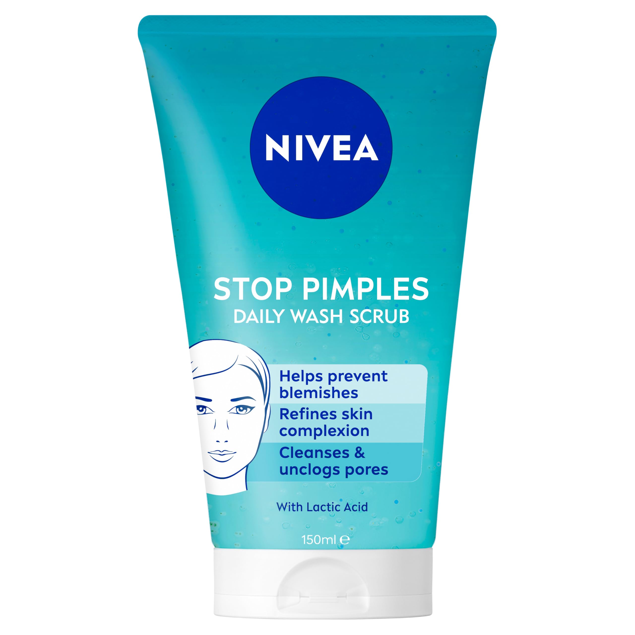 NIVEA Stop Pimples Daily Face Wash & Scrub 150ml