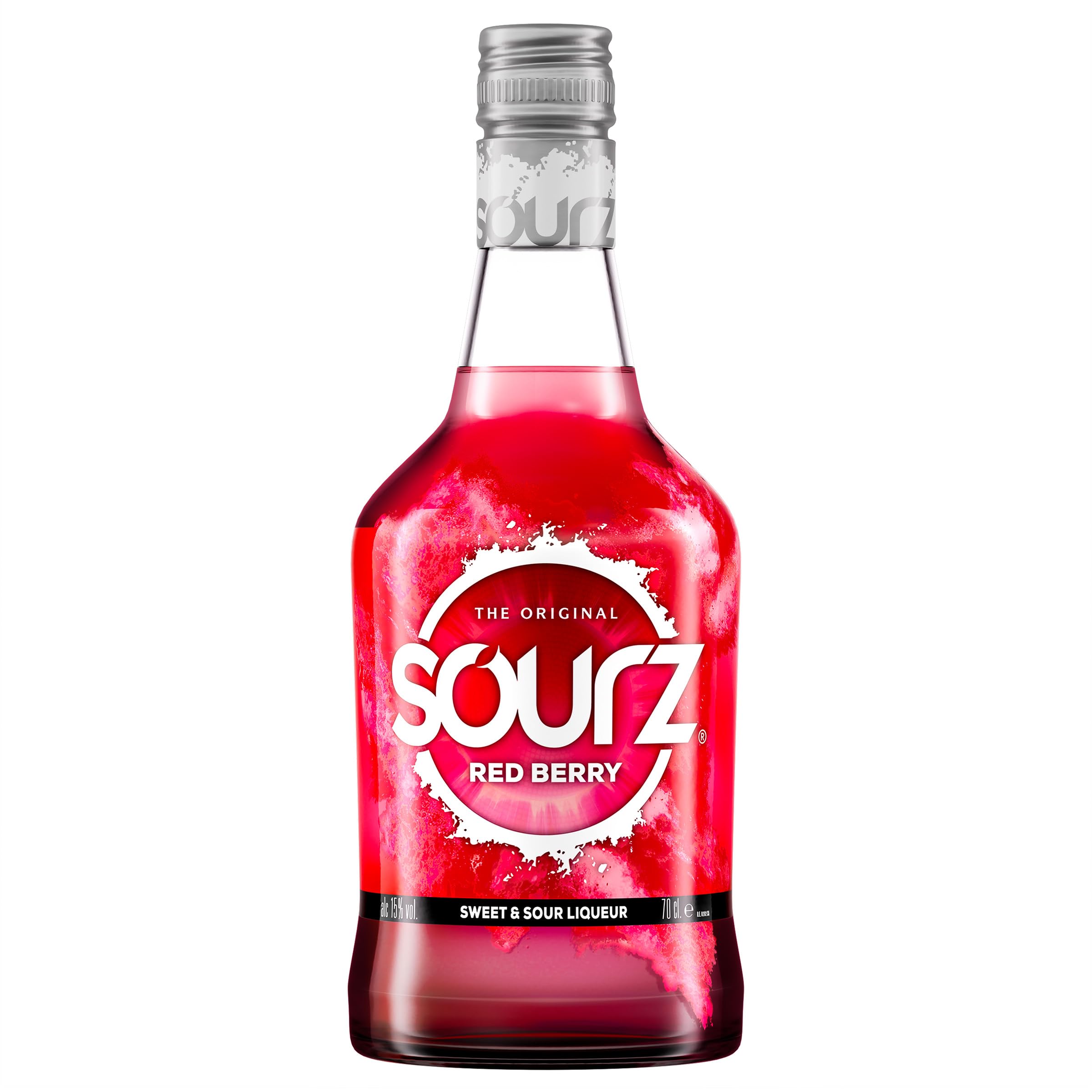 Sourz Red Berry | süß-saurer Partylikör | 15% Vol | 700ml Einzelflasche