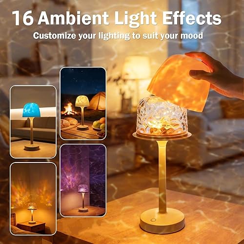 Miniatura 7 de Lámpara de ducha impermeable inalámbrica, lámpara de baño recargable con control remoto y control táctil, 16 colores cambiables de luz de proyector