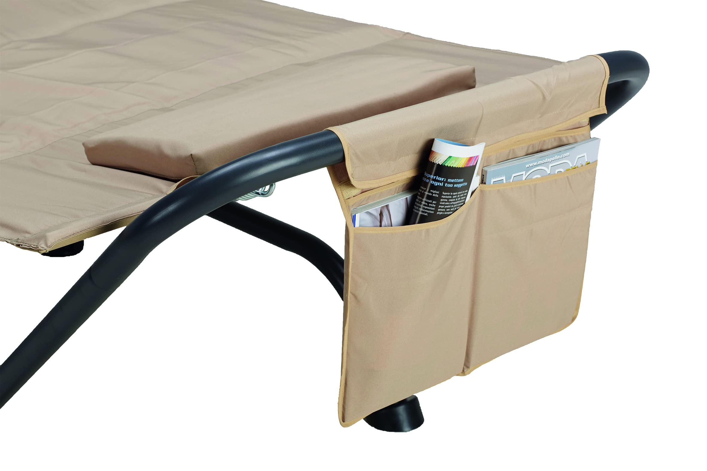 Linea Garden Friend Amaca con Supporto Maldive in Acciaio e PVC 600d Colore Beige