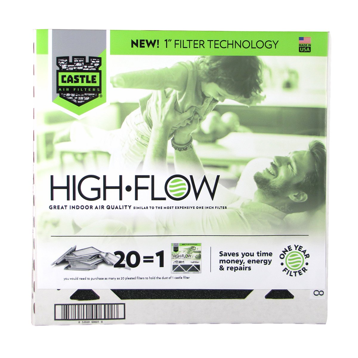 Castle Filters 1年間 HVAC 炉フィルター MERV 6 14x14x1 1枚 (1パック) Amazon.co.jp: Castle Filters 1年間 HVAC 炉フィルター MERV 6