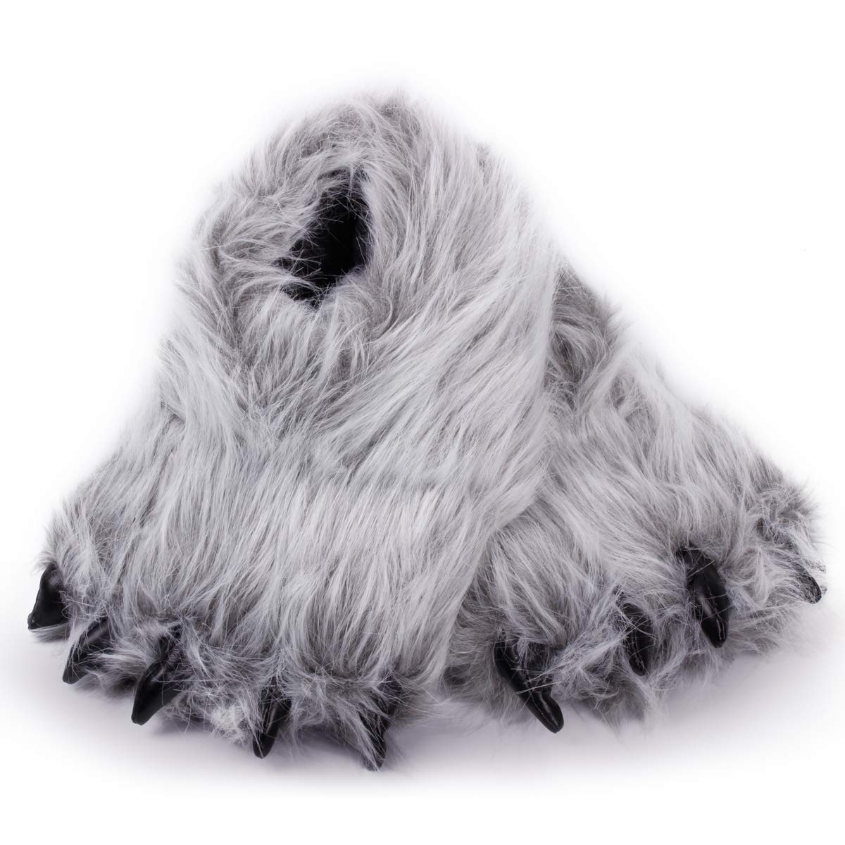 Caramella Bubble Cute Fuzzy Animal Paw Slippers Fluffy Animal Claw Slippers Soft Funny Monster House Shoes for Adults